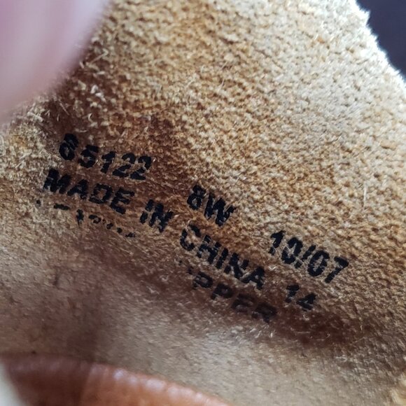 Clarks Unstructured Shoes Men's 8M Zip Slip On Casual Brown Beige - Picture 8 of 8